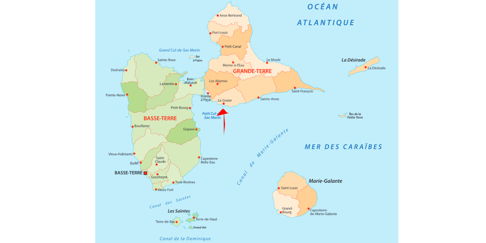 carte Le Gosier