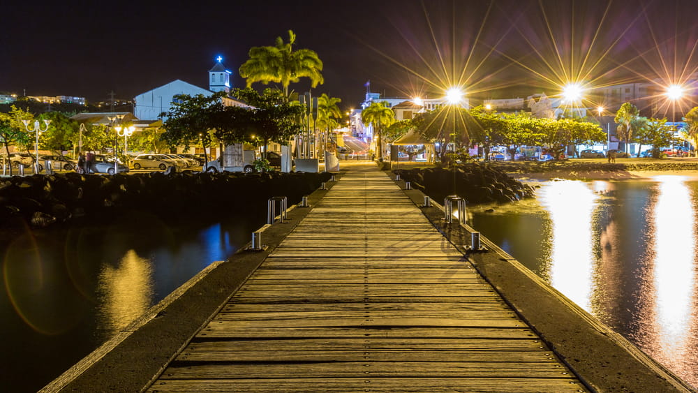 location voiture martinique plage nuit
