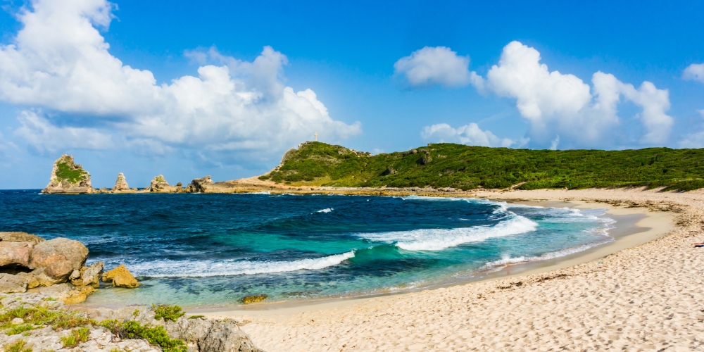 location voiture Guadeloupe plage